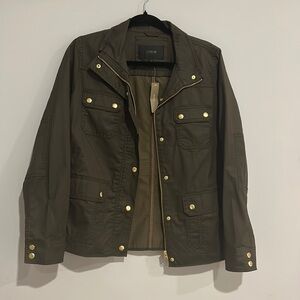 J. Crew The Downtown Field Jacket - Color: Mossy Brown
